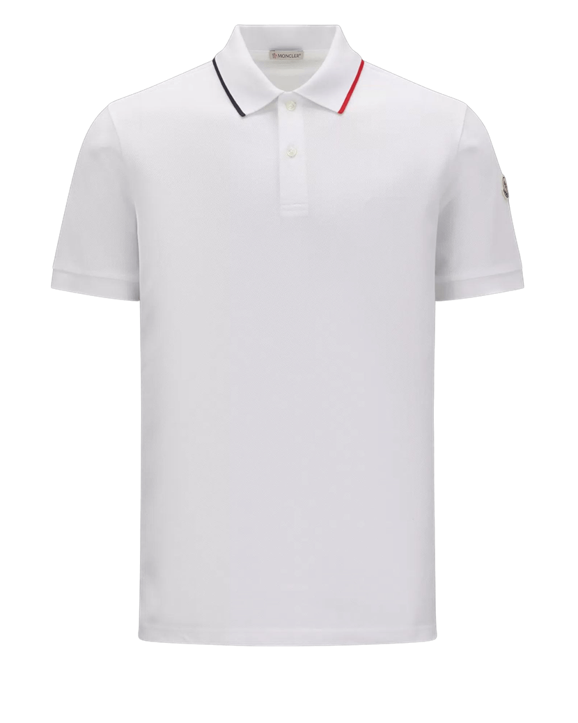 Arm Logo Polo $269 Moncler Tops T-Shirts White