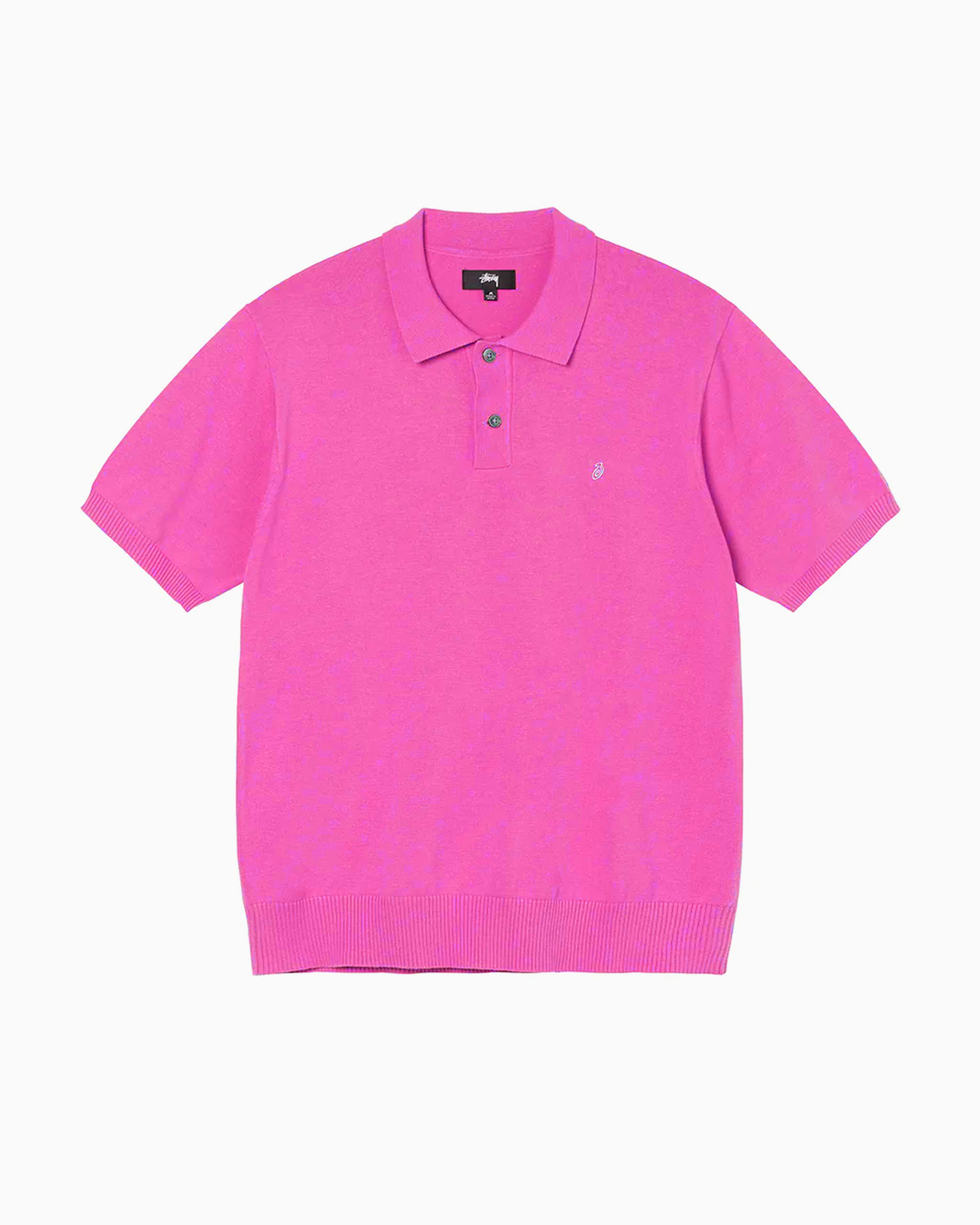 Classic SS Polo Sweater $ Stussy Tops Sweats & Hoodies Pink